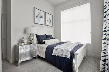 Bright bedroom view